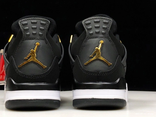 Cheap Air 308497-032 Jordan Black Gold-White 4 Metallic Royalty 0712